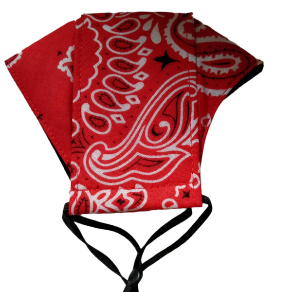Washable Facemask - Tribal Design Red