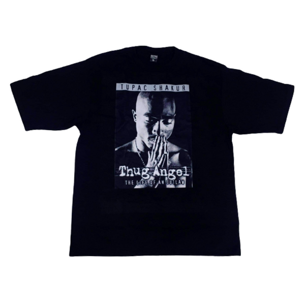 T- Shirt Black - Thug Angel Print