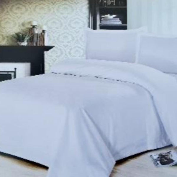 4 pc White Bed Sheet Collection (Queen size)