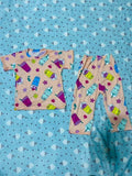 Terno Pajamas for Kids - Cute Beverages Design