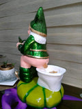 Big Smiley Lucky Pooping Dwarf - Green