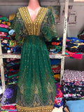 Kaftan Dress - Green