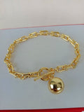 Gold Bracelet - Stainless Steel (Round)