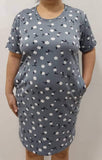 Penguin Dress Plus Size - Gray