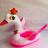 Baby Boat Floater Flamingo with Crown