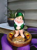 Coin Lucky Pooping Dwarf - Green