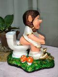 Lady Pooping Dwarf - White