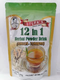 Delfa's 12 in1 Herbal Powder Drink (Ginger/Turmeric)