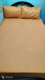 Bedsheet Single with 2 Pillow Case - Plain Beige