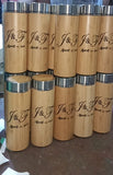 Personalized Bamboo Tumbler - 10pcs