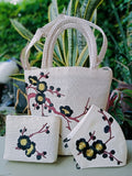 Abaca Bariw Hand Bag / Sling Bag - White