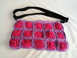 Crochet Sling Bag - Purple Pink