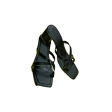 High Heels Marikina Made Sandals - Black V2