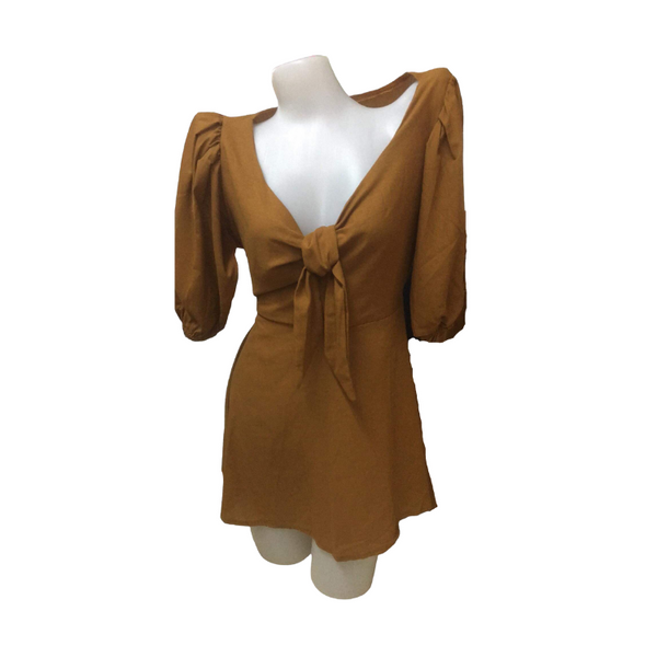 Alyssa Dress - Brown