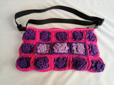 Crochet Sling Bag - Purple Pink 2