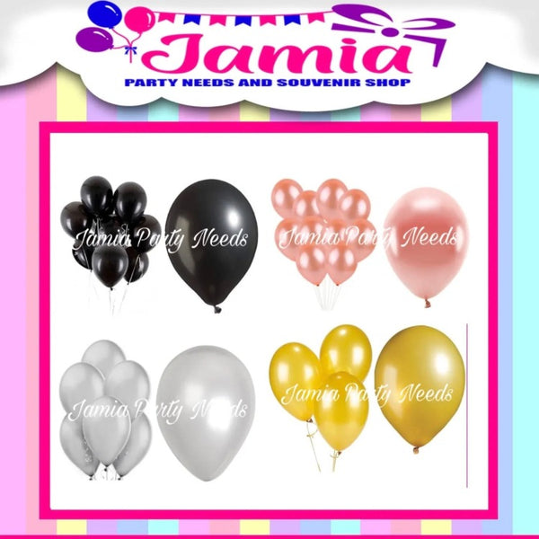 Metallic Balloons 100pcs