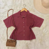 Polo top - Light Maroon