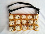 Crochet Sling Bag - Brown 2