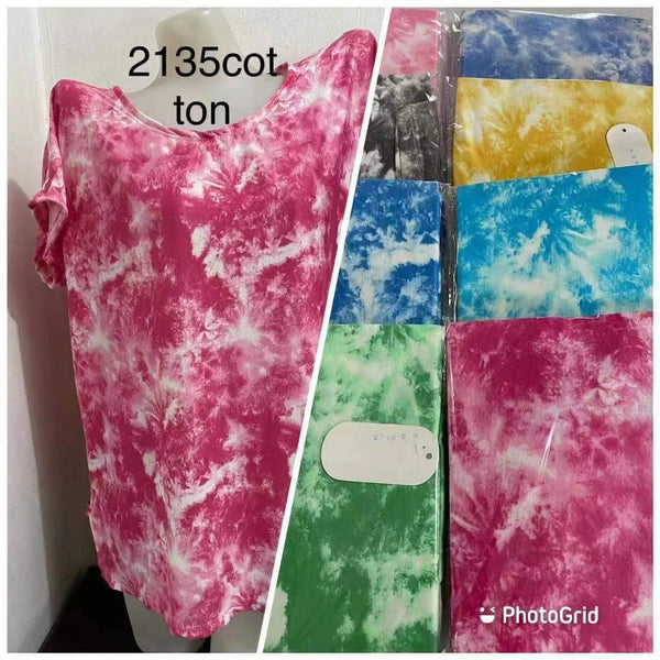 Big Size Cotton Spandex Blouse - 6pcs (Design#7)