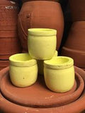 Mini Clay Pot - Yellow