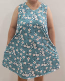 Sleeveless Dress Plus Size - Light Blue