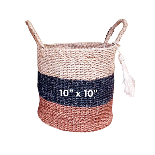 Abaca Tricolor Basket