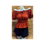 Alexandra Blouse - Rust