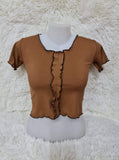 Blouse for Ladies - Brown