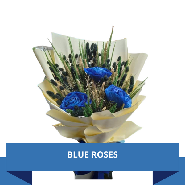 Blue Roses Bouquet