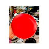 Ceramic Matte Plate - Red