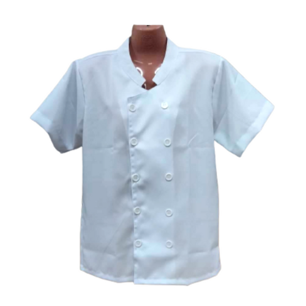 Chef Uniform Short Sleeves - Plain White