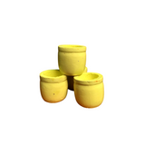 Mini Clay Pot - Yellow