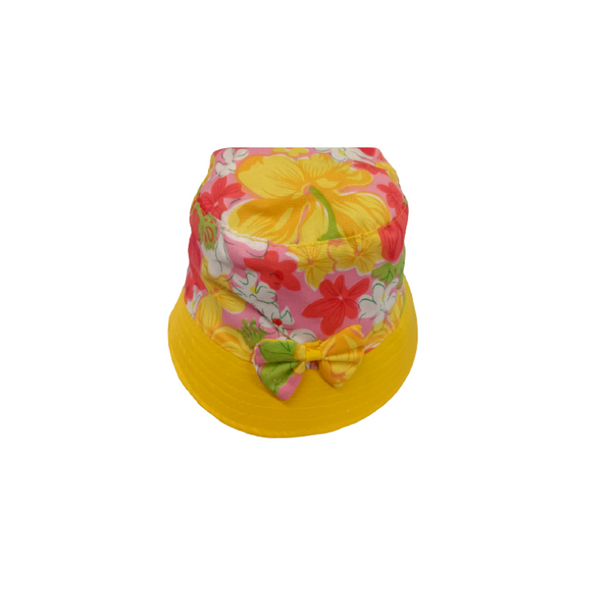 Kids' Hat - Floral Yellow