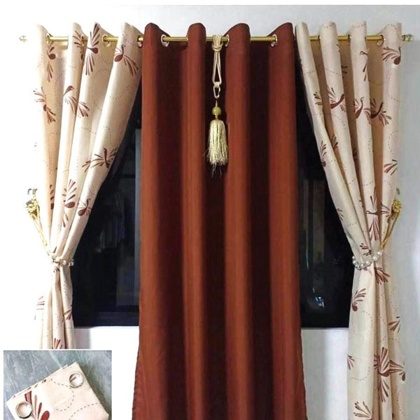 Humming Bird Curtain Brown 5 in 1 - 6ft