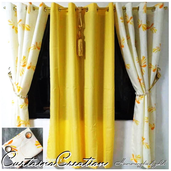 Humming Bird Curtain Gold 5 in 1 - 6ft