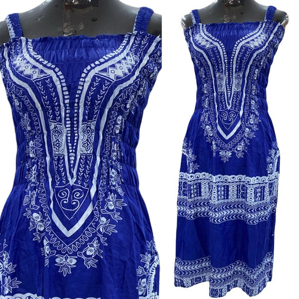 Bohemian Dress Sleeveless Batik Dress - 3