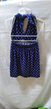 Polka Dots Sleeveless dress for Kids - Blue