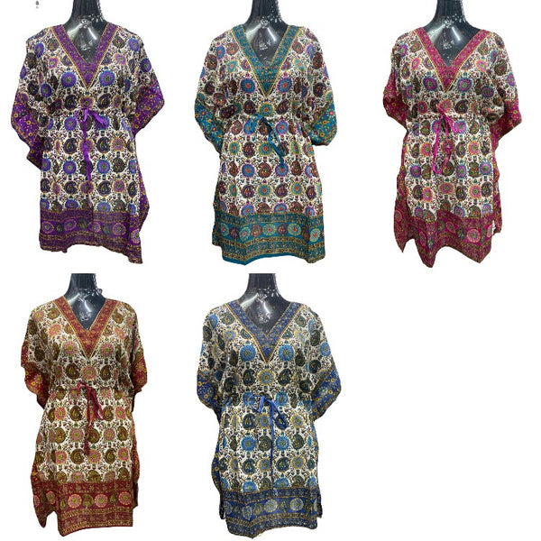 Kaftan Mini Dress or Batik Dress - Design 1