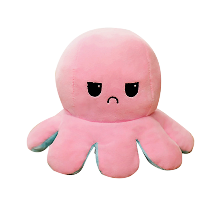 Pink octopus stuffed sale animal