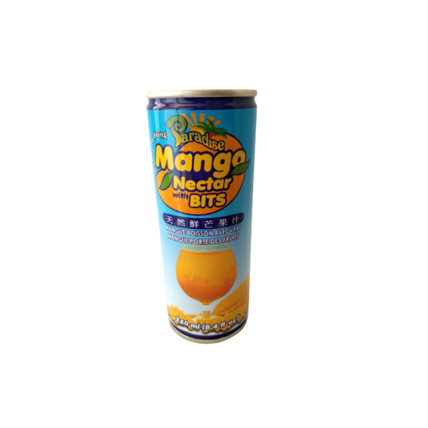 Paradise Mango Nectar with Bits 250ml in Can