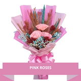 Pink Roses Bouquet