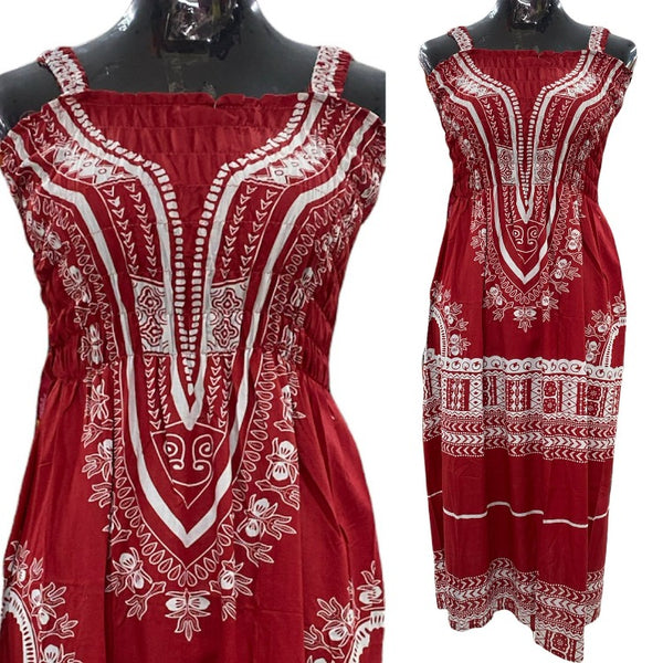 Bohemian Dress Sleeveless Batik Dress - 5