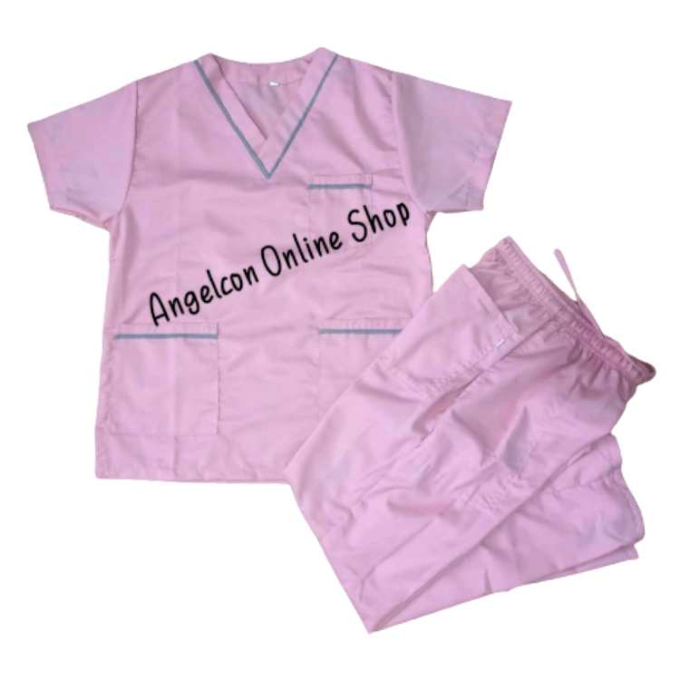 Scrub Suit V Neck Pink Anec Global