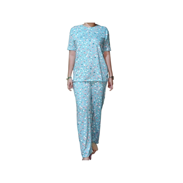 Terno Pajama for Women - Light Blue