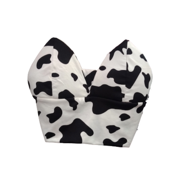 Cow print ladies bralette