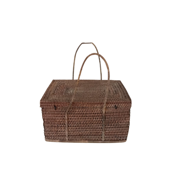 Rectangle Basket made of Nito - Medium