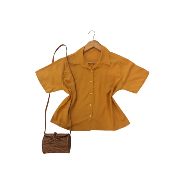 Polo top - Mustard