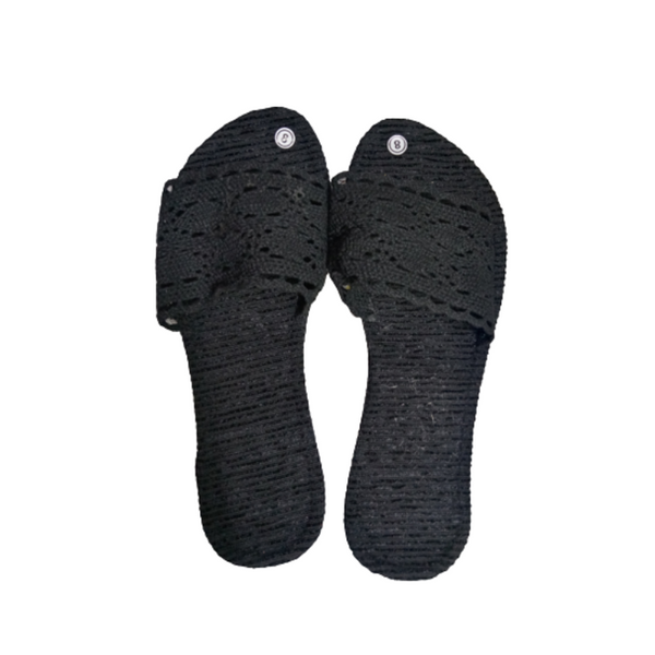 Slippers Plain black