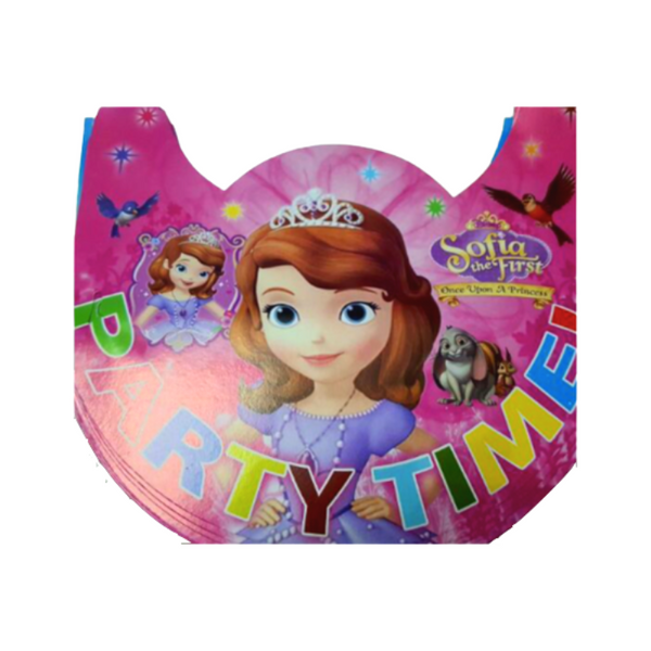 Party Hats for 2 - Sofia The First Design