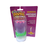 Musical Birthday Candle - Purple